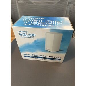 1-Pack Linksys WHW0101 Velop Intelligent White Home Mesh Dual-Band WiFi AC1300(8